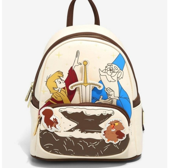 Loungefly Handbags - New Loungefly The Sword in the Stone Sword Mini Backpack (Firm Price)